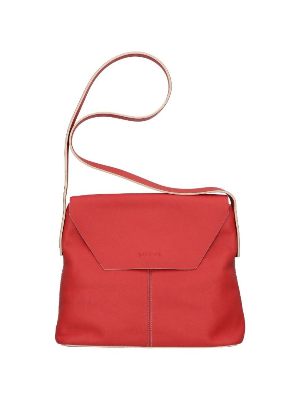 Loewe Leather Logo Flap Bag